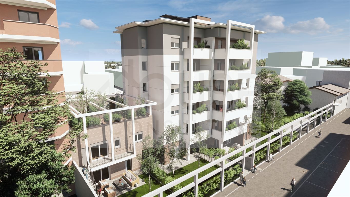 trilocale al piano terra con giardino privato